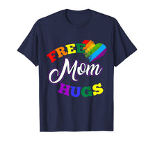 Ladda upp bild till gallerivisning, Free mom hugs rainbow gray pride LGBT funny T-shirt 62171