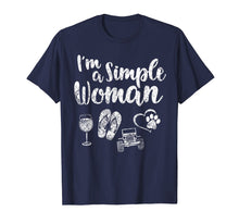 Ladda upp bild till gallerivisning, Funny shirts V-neck Tank top Hoodie sweatshirt usa uk au ca gifts for I'm A Simple Woman Shirt Love Wine Flip Flop Dog Jeeps Gift 1370623