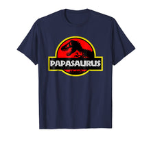Ladda upp bild till gallerivisning, Funny shirts V-neck Tank top Hoodie sweatshirt usa uk au ca gifts for Mens Papasaurus Rex Shirt, Funny Cute Dinosaur Father's Day 1146834