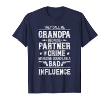 Ladda upp bild till gallerivisning, They Call Me Grandpa Partner In Crime T shirt Fathers Day 262906