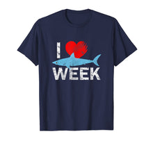 Ladda upp bild till gallerivisning, I Wait All Year For This Week T-Shirt Funny Shark Tee 167056