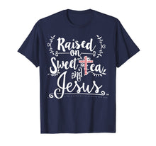 Ladda upp bild till gallerivisning, Funny shirts V-neck Tank top Hoodie sweatshirt usa uk au ca gifts for Raised on Sweet Tea & Jesus - Jesus Surfed Christian T-Shirt 1384066