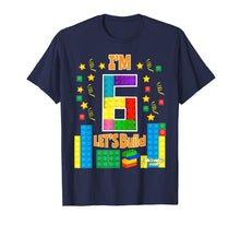 Ladda upp bild till gallerivisning, Funny shirts V-neck Tank top Hoodie sweatshirt usa uk au ca gifts for Birthday Shirt For Kids Age 6 Lets Build Blocks Bricks Theme 1545747