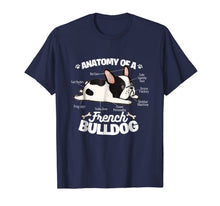 Ladda upp bild till gallerivisning, French Bulldog Graphic T Shirt Anatomy Of A French Bulldog 626279