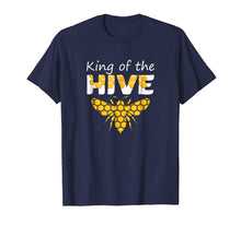 Ladda upp bild till gallerivisning, Beekeeping King Of The Hive Tshirt Beekeeper Bee Funny Gifts