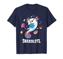 Ladda upp bild till gallerivisning, Snaxolotl T-Shirt Funny Kawaii Axolotl Shirt Food Lover Gift 124980