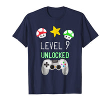 Ladda upp bild till gallerivisning, Level 9 Unlocked Gamer Shirt, Nine year old Birthday T-Shirt 520776