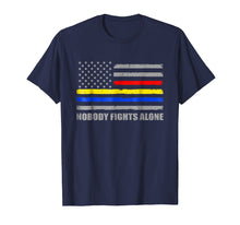Ladda upp bild till gallerivisning, Funny shirts V-neck Tank top Hoodie sweatshirt usa uk au ca gifts for 911 Dispatcher Shirt Nobody Fights Alone Dispatcher Support 2763572