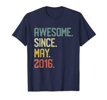 Ladda upp bild till gallerivisning, Funny shirts V-neck Tank top Hoodie sweatshirt usa uk au ca gifts for Awesome Since May 2016 T-shirt Vintage 3rd Birthday Gift 587624