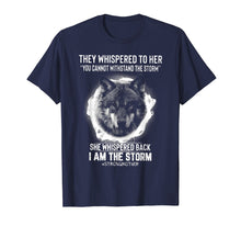 Ladda upp bild till gallerivisning, Funny shirts V-neck Tank top Hoodie sweatshirt usa uk au ca gifts for They whispered to her you cannot withstand the storm she 2467191