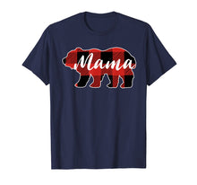 Ladda upp bild till gallerivisning, Buffalo Plaid Mama Bear T-Shirt Mothers Day Gifts