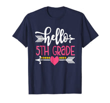 Ladda upp bild till gallerivisning, Hello 5th Grade Teacher Kids Back to School Gift Fifth Shirt 731615