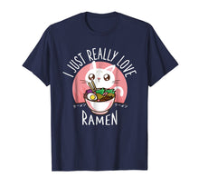 Ladda upp bild till gallerivisning, Funny shirts V-neck Tank top Hoodie sweatshirt usa uk au ca gifts for Love Ramen Japanese Noodles T-Shirt Kawaii Anime Cat Gifts 1514539
