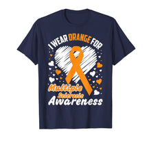 Ladda upp bild till gallerivisning, Funny shirts V-neck Tank top Hoodie sweatshirt usa uk au ca gifts for I Wear Orange For Multiple Sclerosis Awareness Shirt T-Shirt 2042851