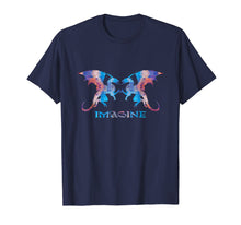 Ladda upp bild till gallerivisning, Funny shirts V-neck Tank top Hoodie sweatshirt usa uk au ca gifts for Fractal Fantasy Dragons - Imagine - T-Shirt 1138824