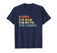Ladda upp bild till gallerivisning, Mens Mens Poppy The Man The Myth The Legend T-Shirt Father's Day 87502