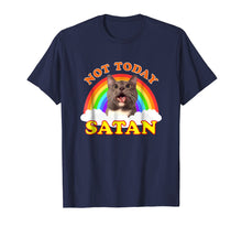 Ladda upp bild till gallerivisning, Funny shirts V-neck Tank top Hoodie sweatshirt usa uk au ca gifts for Not Today Satan T-Shirt | Rainbow Cat Death Metal 2649251
