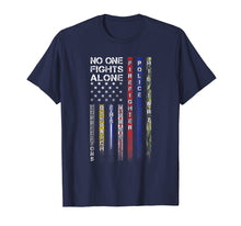 Ladda upp bild till gallerivisning, Funny shirts V-neck Tank top Hoodie sweatshirt usa uk au ca gifts for No One Fights Alone Proud Job TShirt 266024