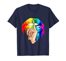 Ladda upp bild till gallerivisning, Lgbt Gay Homosexual Lesbian Rainbow Lips Pride T Shirt 505323