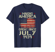 Ladda upp bild till gallerivisning, JULY 1939 Shirt 80 Year Old 80th Birthday Gift 1939 Yrs Tee 165708