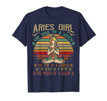 Ladda upp bild till gallerivisning, Funny shirts V-neck Tank top Hoodie sweatshirt usa uk au ca gifts for Aries Girl The Soul Of A Witch Birthday Women Love Yoga 946776