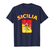 Ladda upp bild till gallerivisning, Funny shirts V-neck Tank top Hoodie sweatshirt usa uk au ca gifts for Sicilia Italia Flag, Sicilian, Sicily Italy, Sicilia T-Shirt 335595