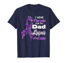 Ladda upp bild till gallerivisning, Funny shirts V-neck Tank top Hoodie sweatshirt usa uk au ca gifts for I wear Purple for my Dad - Lupus Awareness shirt 2896538