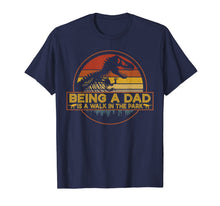 Ladda upp bild till gallerivisning, Mens Being A Dad Is A Walk In The Park T-Shirt Dad Retro Sun 83920