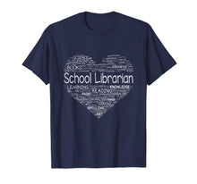 Ladda upp bild till gallerivisning, Funny shirts V-neck Tank top Hoodie sweatshirt usa uk au ca gifts for School Librarian Heart T-Shirt 1362509