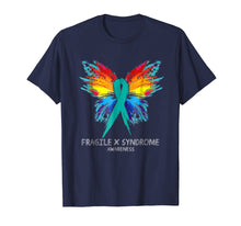 Ladda upp bild till gallerivisning, Funny shirts V-neck Tank top Hoodie sweatshirt usa uk au ca gifts for FRAGILE X SYNDROME AWARENESS Tee Shirt - butterfly T-Shirt 3498326