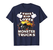 Ladda upp bild till gallerivisning, Funny shirts V-neck Tank top Hoodie sweatshirt usa uk au ca gifts for This Kid Loves Monster Trucks T-Shirt 1271159