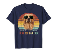 Ladda upp bild till gallerivisning, Mens Best Dog Dad Ever Golden Retriever Tshirt Father's Day Gifts 127868