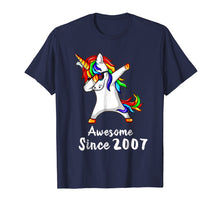 Ladda upp bild till gallerivisning, Funny shirts V-neck Tank top Hoodie sweatshirt usa uk au ca gifts for 11 Years Old 11th Birthday Unicorn Dabbing Shirt 2007 Gift 1554702
