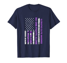 Ladda upp bild till gallerivisning, Funny shirts V-neck Tank top Hoodie sweatshirt usa uk au ca gifts for No One Fights Alone Flag USA Ulcerative Colitis Awareness 972470