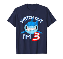 Ladda upp bild till gallerivisning, Funny shirts V-neck Tank top Hoodie sweatshirt usa uk au ca gifts for 3rd Birthday Shark Shirt Funny 3 Years Old Boy Girl Shirt 1271603
