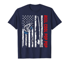 Ladda upp bild till gallerivisning, Reel Cool Pop Pop Shirt American Flag Fishing Birthday Gifts 278332