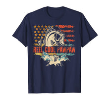 Ladda upp bild till gallerivisning, Mens Reel Cool PawPaw T-Shirt Funny Fishing Father's Day 2019 298609