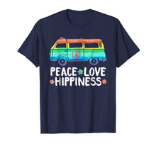 Ladda upp bild till gallerivisning, Funny shirts V-neck Tank top Hoodie sweatshirt usa uk au ca gifts for Funny Peace Love Hippiness Peace Van Hippie Bus Rainbow Tee 489232