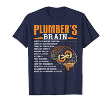 Ladda upp bild till gallerivisning, Funny shirts V-neck Tank top Hoodie sweatshirt usa uk au ca gifts for Funny Plumber Gifts - Plumber's Brain T-Shirt 2668425