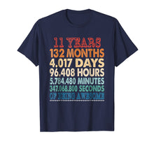 Ladda upp bild till gallerivisning, Funny shirts V-neck Tank top Hoodie sweatshirt usa uk au ca gifts for 11 Years Old 11th Bday Gifts Vintage Retro TShirt 132 Months 258750