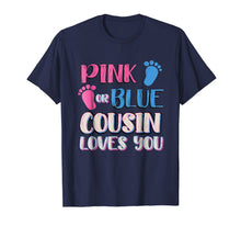 Ladda upp bild till gallerivisning, Pink or Blue Cool Gender Reveal Shirt for Cousin 699847