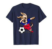 Ladda upp bild till gallerivisning, Funny shirts V-neck Tank top Hoodie sweatshirt usa uk au ca gifts for Dog Dabbing Haiti Soccer Jersey Shirt Haitian Football Gifts 251100