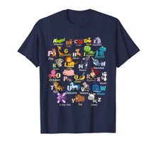 Ladda upp bild till gallerivisning, Funny shirts V-neck Tank top Hoodie sweatshirt usa uk au ca gifts for ABC A Rhyming Animal Alphabet T-Shirt Learning Kids Gifts 1012723