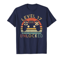 Ladda upp bild till gallerivisning, Level 17 Unlocked Vintage T-Shirt Celebrate 17th Wedding 777182