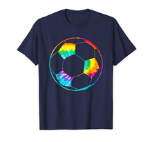 Ladda upp bild till gallerivisning, Girl Soccer Ball Shirt - Rainbow Trippy Hippie Tie Dye Shirt 142716