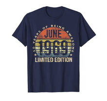 Ladda upp bild till gallerivisning, Born June 1969 Limited Edition T-Shirt 50th Birthday Gifts 32963
