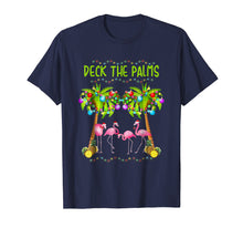 Ladda upp bild till gallerivisning, Funny shirts V-neck Tank top Hoodie sweatshirt usa uk au ca gifts for Deck the Palms Merry Flamingo Christmas T-shirt | funny tees 1348776