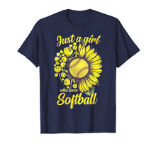 Ladda upp bild till gallerivisning, Funny shirts V-neck Tank top Hoodie sweatshirt usa uk au ca gifts for Just A Girl Who Loves Softball and Sunflower T-shirt 4059598