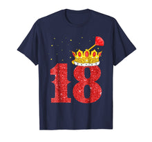 Ladda upp bild till gallerivisning, Funny shirts V-neck Tank top Hoodie sweatshirt usa uk au ca gifts for 18th Birthday Boy Gold Crown 18 Years old T-Shirt Gifts 1104849