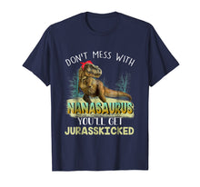 Ladda upp bild till gallerivisning, Funny shirts V-neck Tank top Hoodie sweatshirt usa uk au ca gifts for Nanasaurus Jurasskicked Shirt Nana Christmas Gift 1592241
